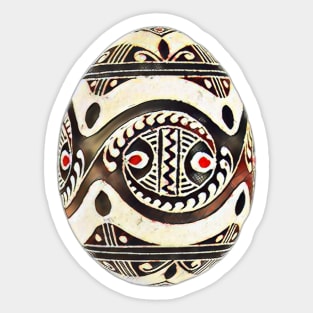 Ukrainian easter egg decor Sticker